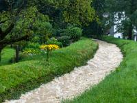 Lochgraben Bach nach heftigen Regenfällen